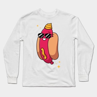 Cool Hot Dog Long Sleeve T-Shirt